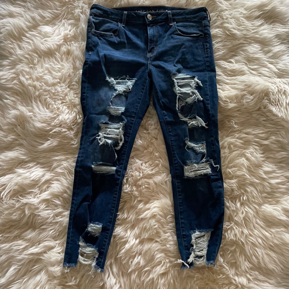 American Eagle ripped jeans